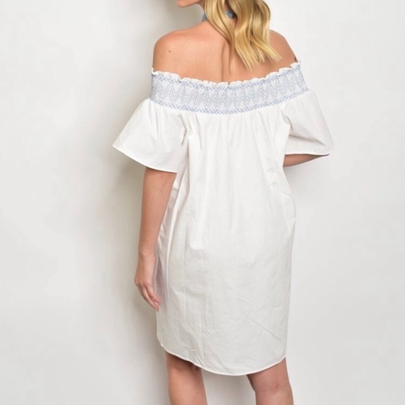 Summer Off the Shoulder Dress - Picture 2 of 2
